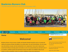 Tablet Screenshot of bradentonrunnersclub.com